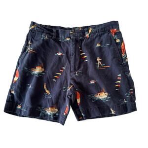 Polo Ralph Lauren Men’s shorts vintage ski boat lake fourth‎ pattern 31 waist
